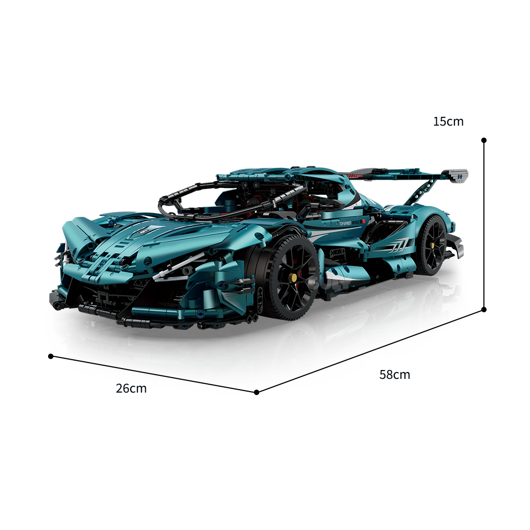 Brick MOC Apollo "Vortex" Intensa Emozione | 3468 pieces - Brick Car Merchant