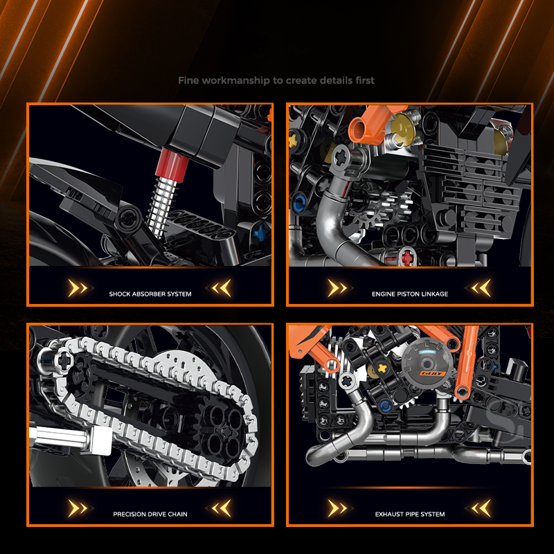 KTM 1290 Super Duke R 1:8 building set - image 5