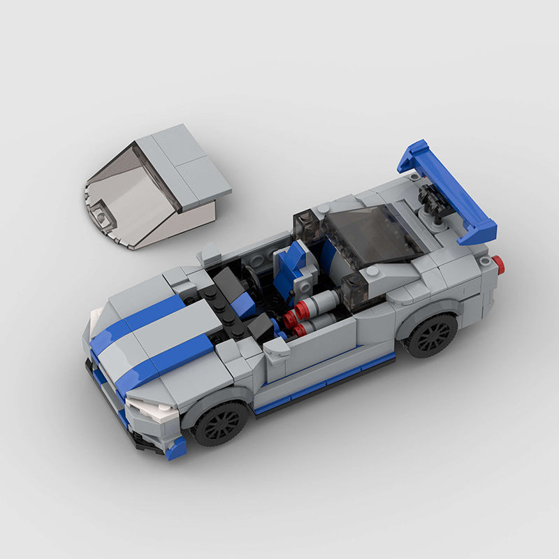 Brick MOC Nissan Skyline GTR R34 Paul Walker - Brick Car Merchant