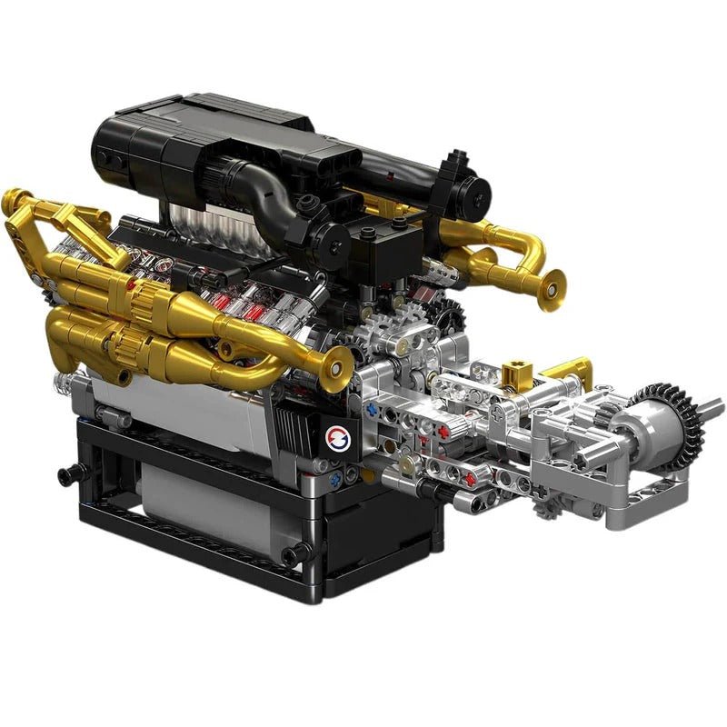 Brick MOC 6.5L V12 N/A Valkyrie Engine Kit | 973pcs - Brick Car Merchant
