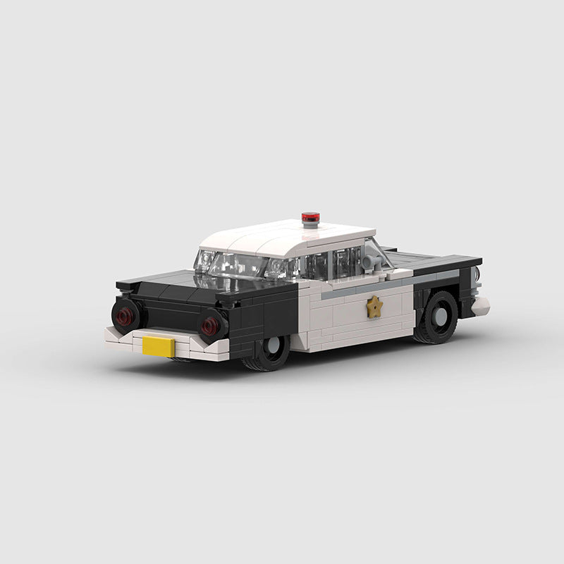 Brick MOC 1959 Ford Custom 300 Police - Brick Car Merchant