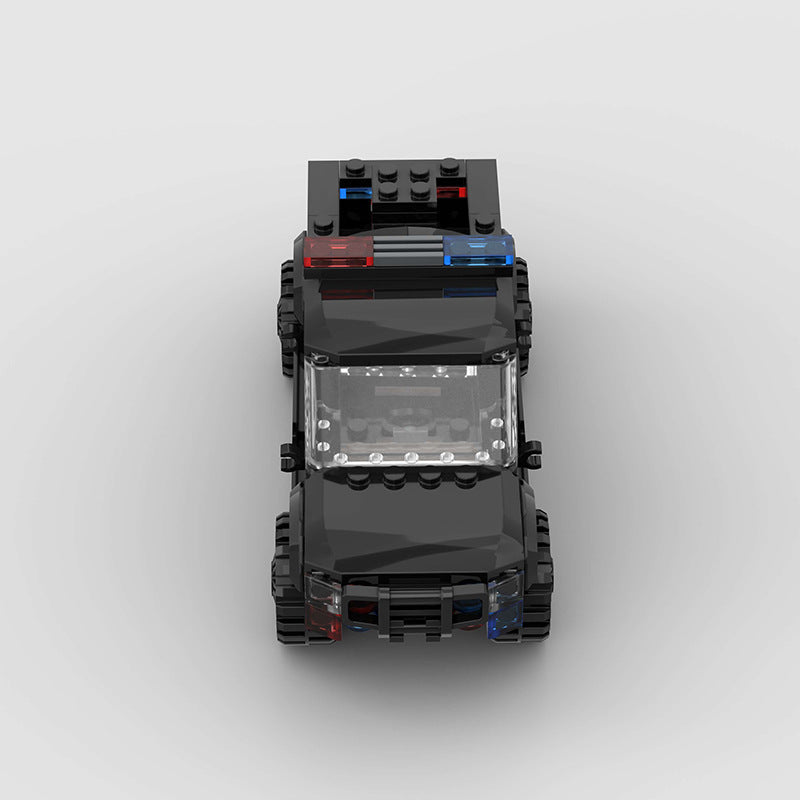 Brick MOC Police Pickup Truck - Brick Car Merchant
