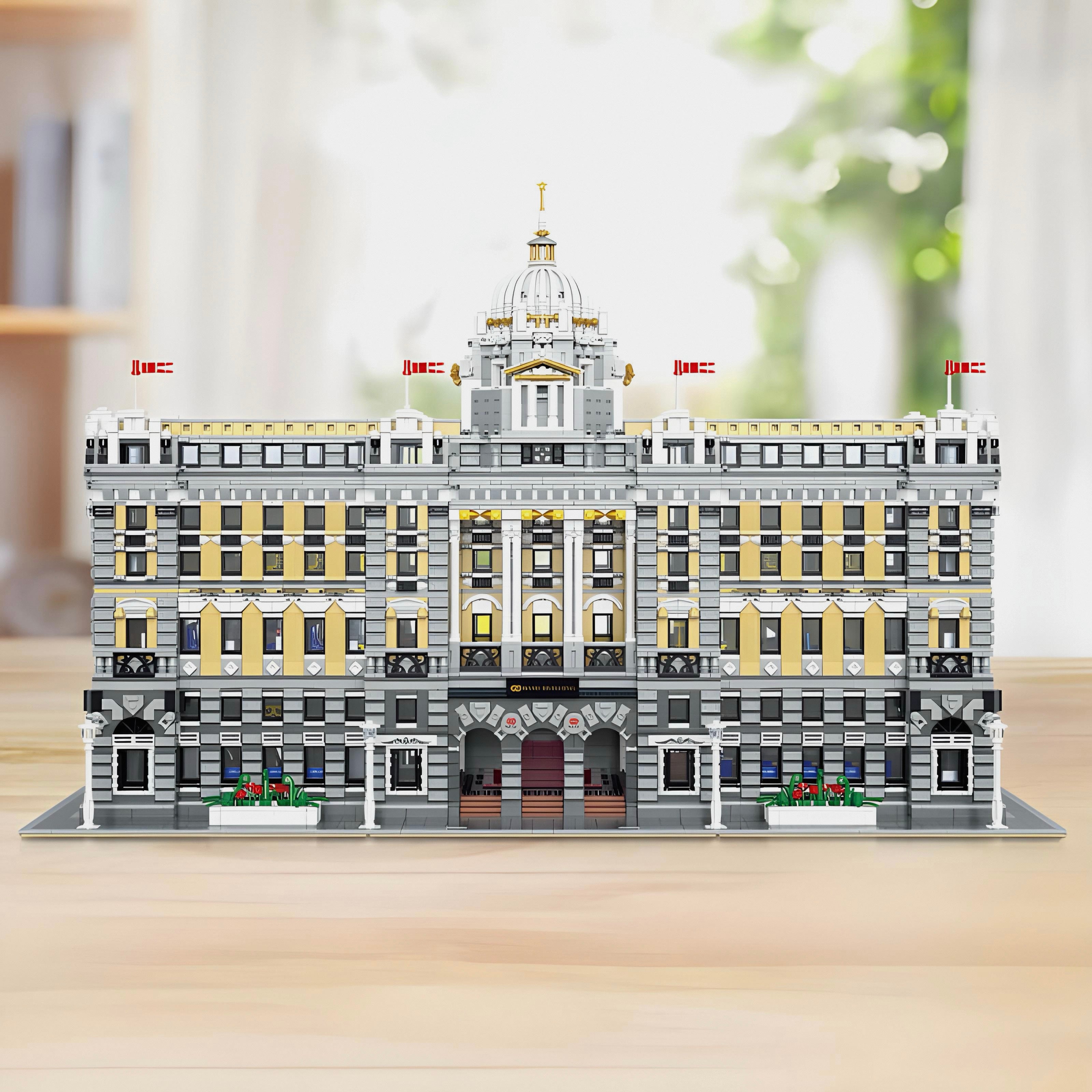 Brick MOC The Mega Bank | 10424pcs - Brick Car Merchant