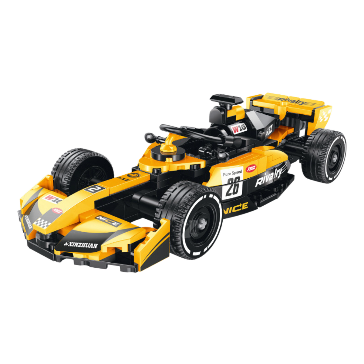 Brick MOC McLaren F1 Slipstream 2 Edition | 392 pieces - Brick Car Merchant