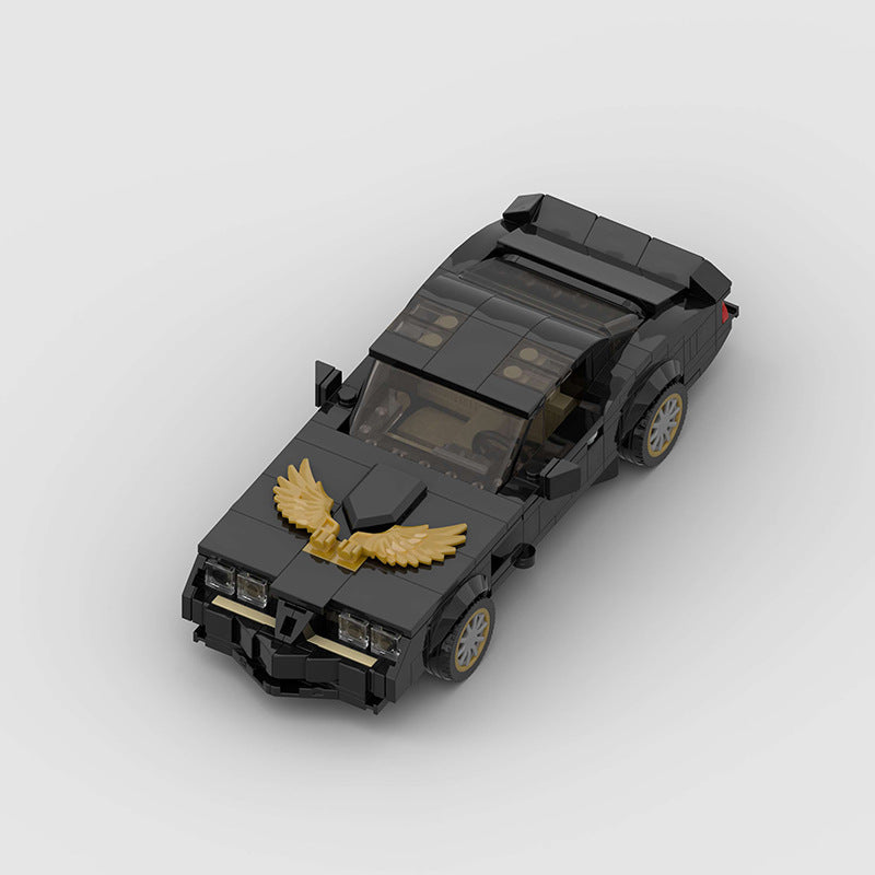 Brick MOC 1977 Pontiac Firebird Trans Am from "Smokey and the Bandit" - Brick Car Merchant