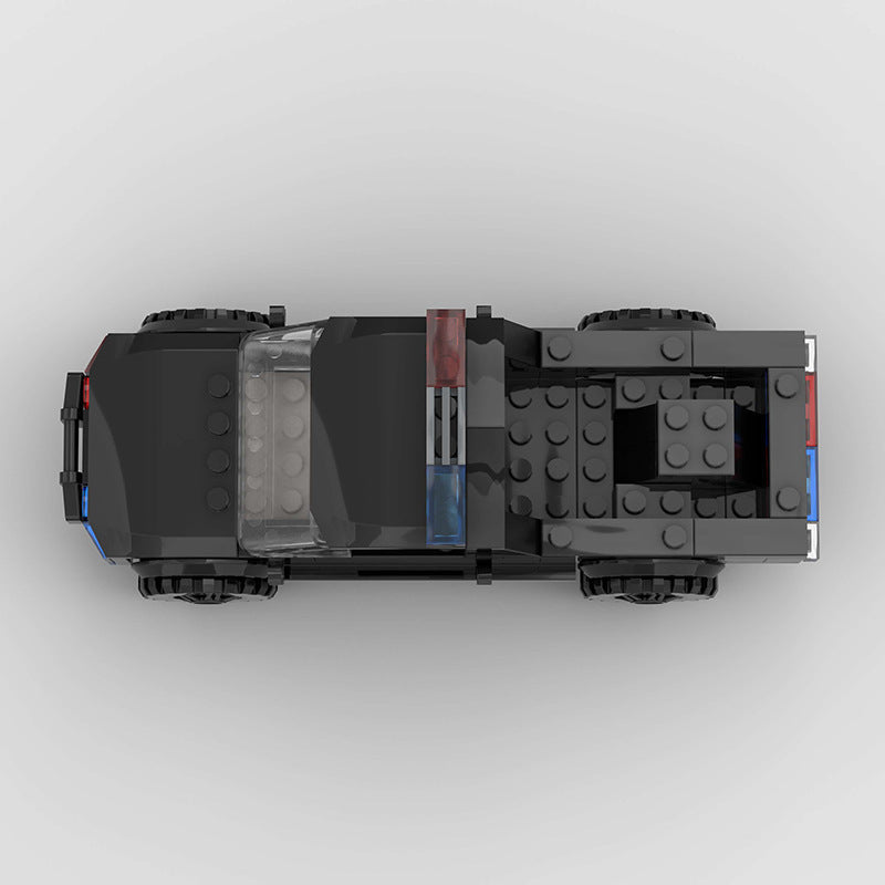 Brick MOC Police Pickup Truck - Brick Car Merchant