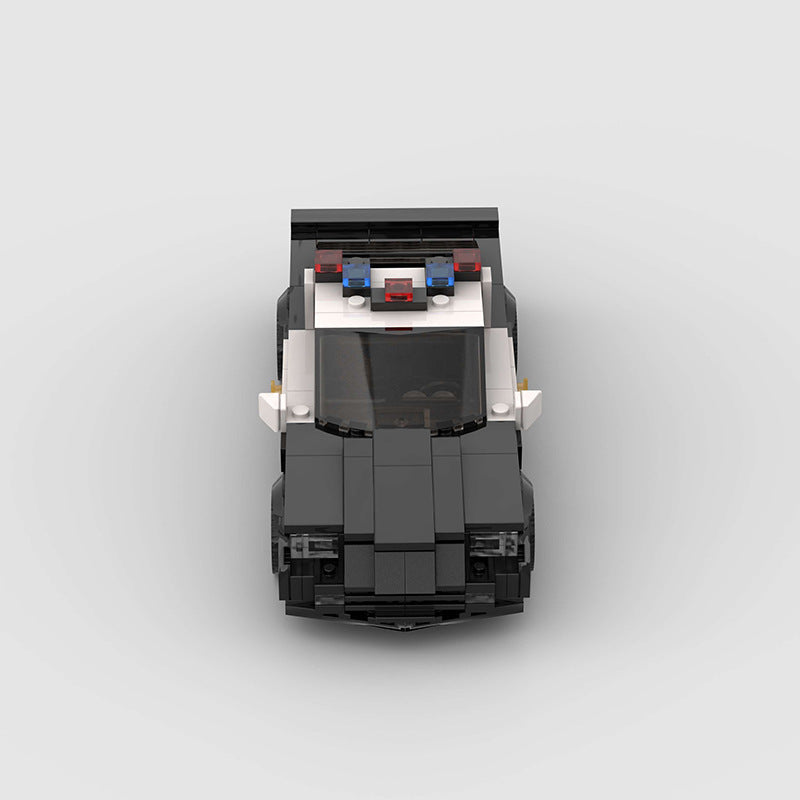 Brick MOC Chevrolet Camaro Police - Brick Car Merchant