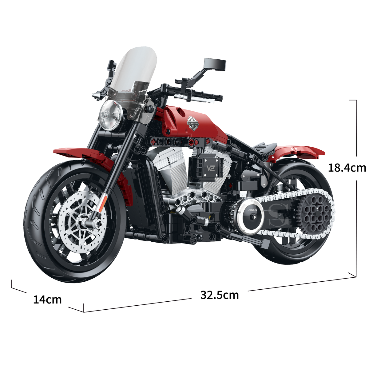 Harley-Davidson Softail Slim 1:8 building set - image 7