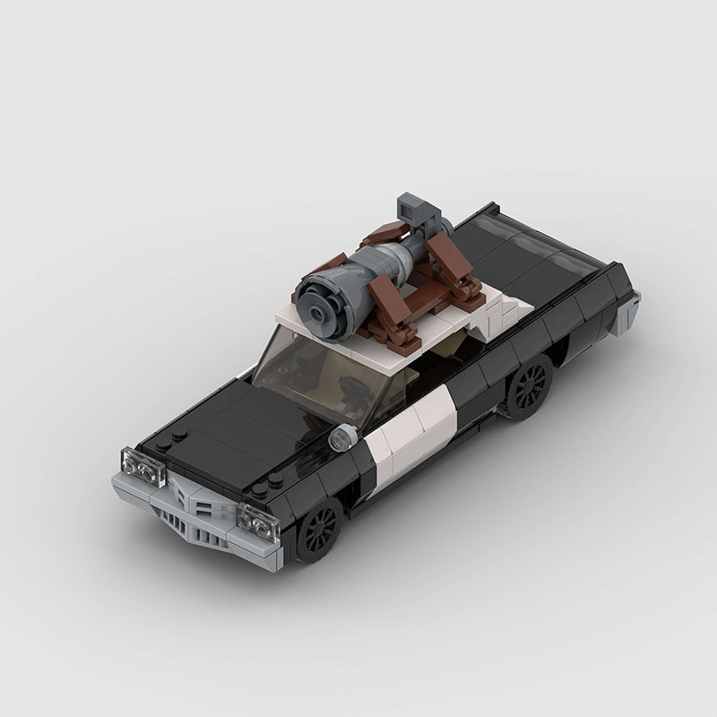 Brick MOC 1974 Dodge Monaco Bluesmobile from "The Blues Brothers" - Brick Car Merchant