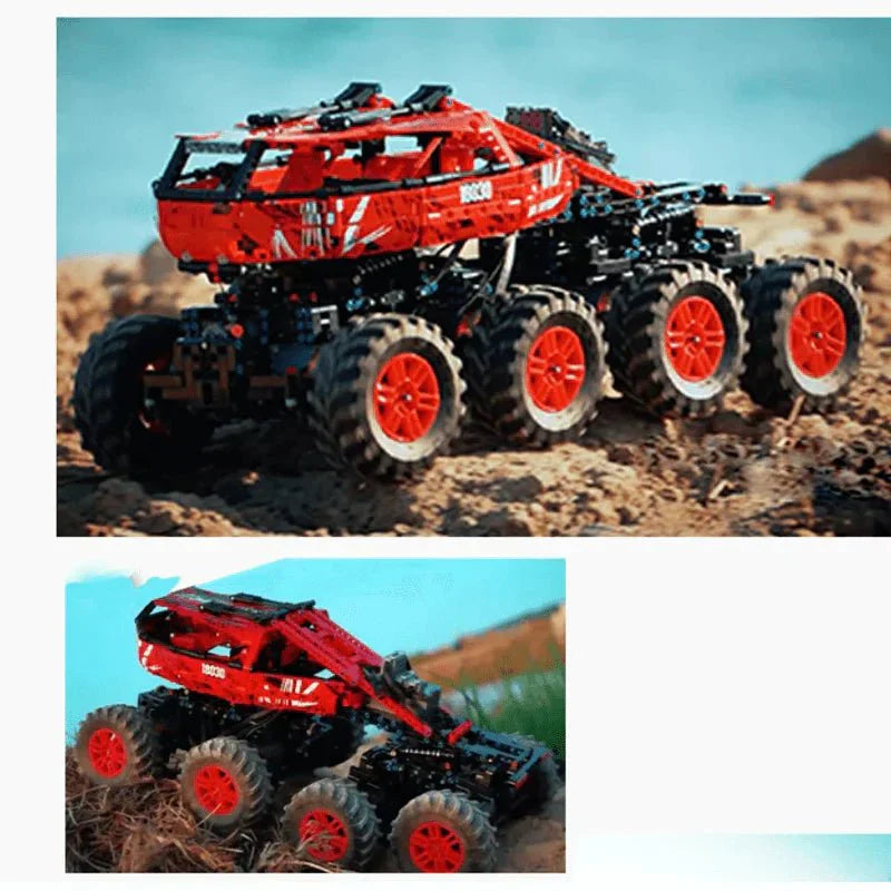 Brick MOC 8-Wheel Drive Off-Roader | 1961pcs - Brick Car Merchant