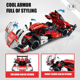 LEGO MOC Porsche 963 Race Car Building Bricks Set | Remote Control, Opening Features, Authentic Look, 3460pcs - Brick Car Merchant LEGO MOC Porsche 963 Race Car Building Bricks Set | Remote Control, Opening Features, Authentic Look, 3460pcs - Brick Car Merchant