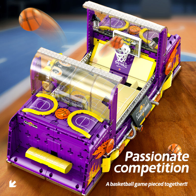 Brick MOC Basketball Showdown Arcade | 2036 pieces - Brick Car Merchant