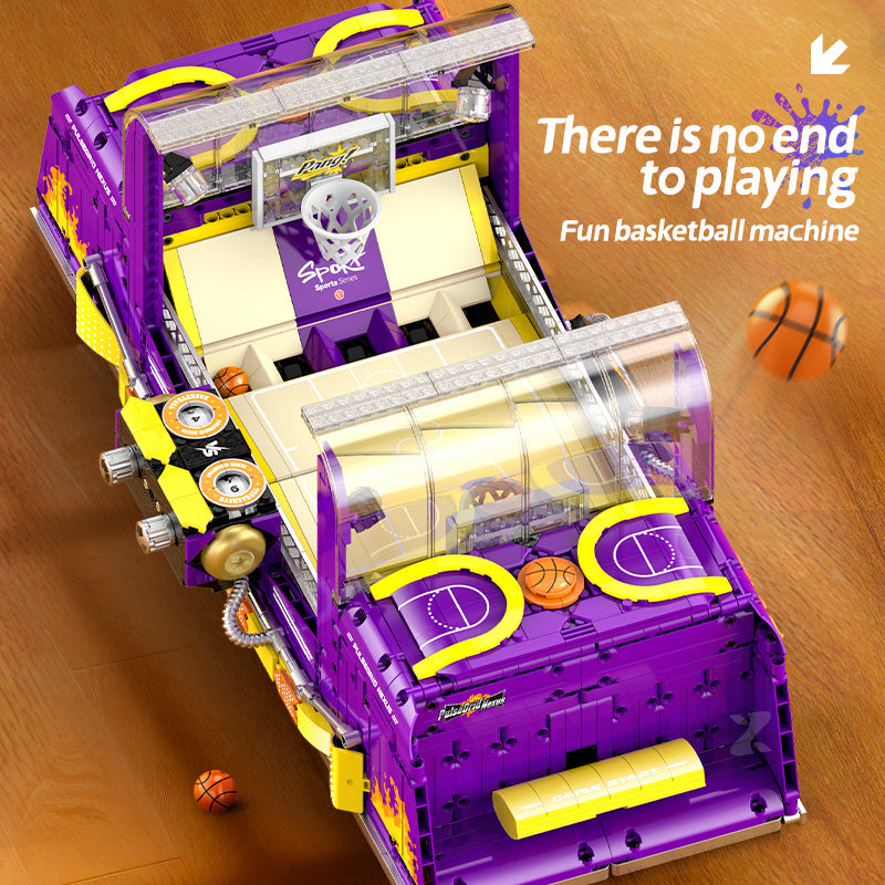 Brick MOC Basketball Showdown Arcade | 2036 pieces - Brick Car Merchant