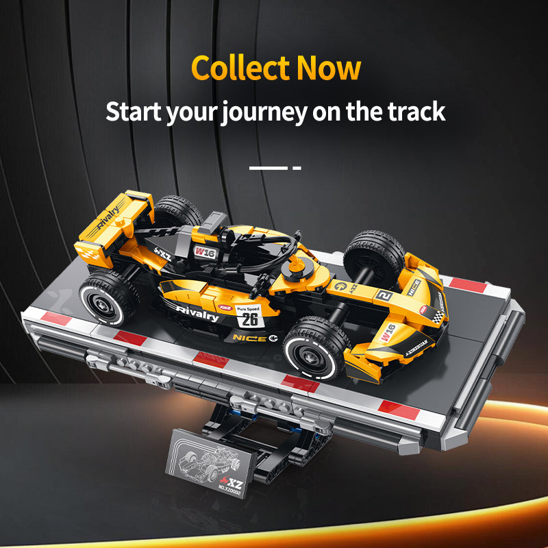 Brick MOC French Single Seater | 402pcs - Brick Car Merchant