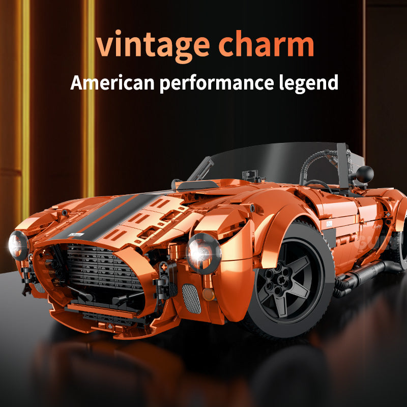 Brick MOC Shelby Cobra 427 Copperhead Edition | 2765 pieces - Brick Car Merchant