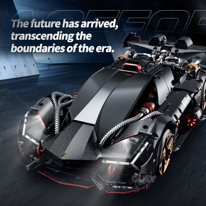 Brick MOC Lamborghini "Nexform" Terzo Millennio | 2104 pieces - Brick Car Merchant