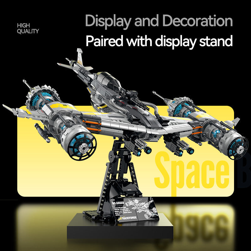 Twin Nova Space Fighter building kit - detail view 6 - Brick Car Merchant