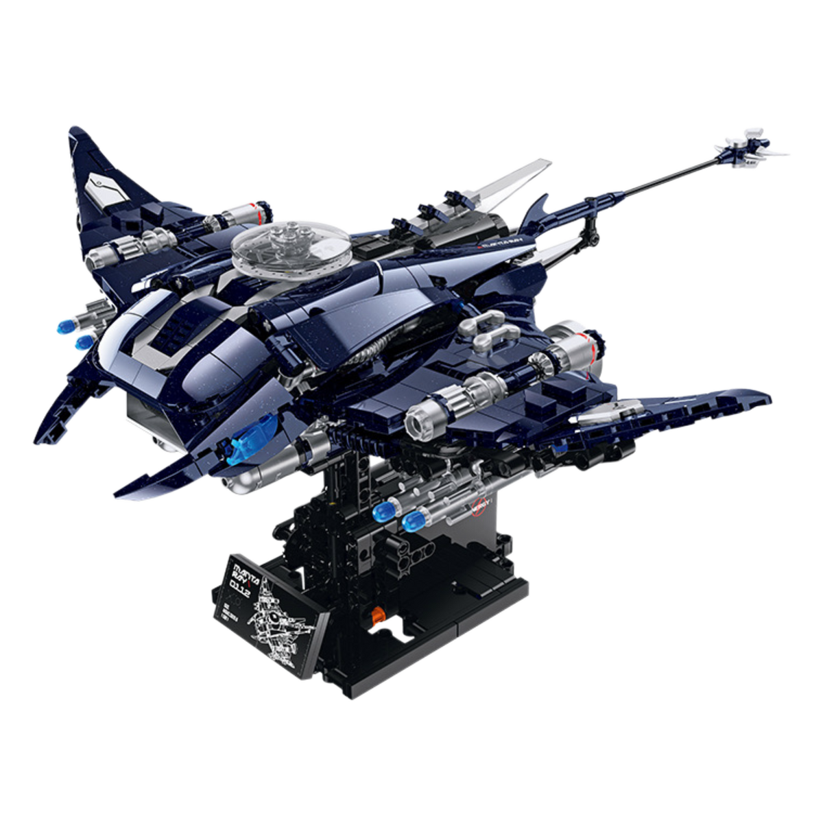 Brick MOC Abyss Ray Mechanical Manta Ray | 930pcs - Brick Car Merchant