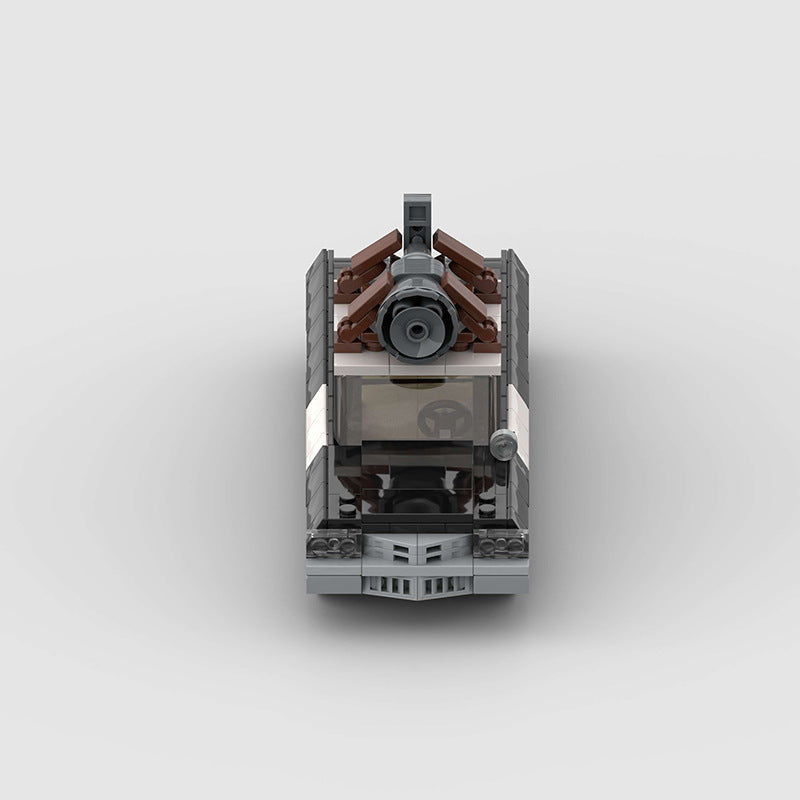 Brick MOC 1974 Dodge Monaco Bluesmobile from "The Blues Brothers" - Brick Car Merchant