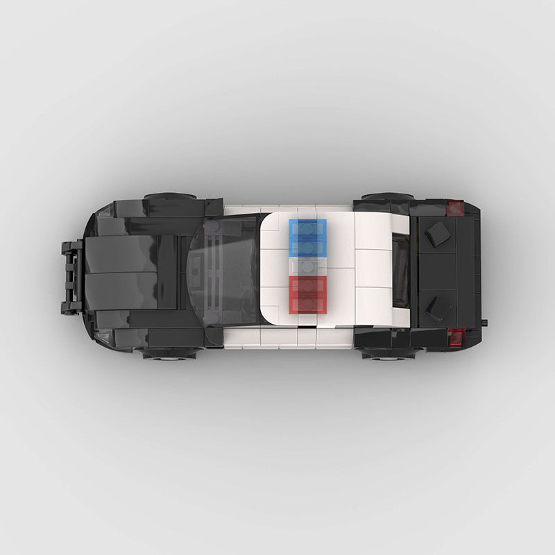 Brick MOC Ford Crown Victoria Police V2 - Brick Car Merchant