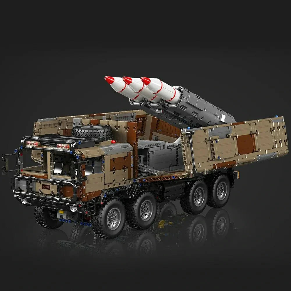 Brick MOC 8x8 Desert Heavy Hauler | 3594pcs - Brick Car Merchant