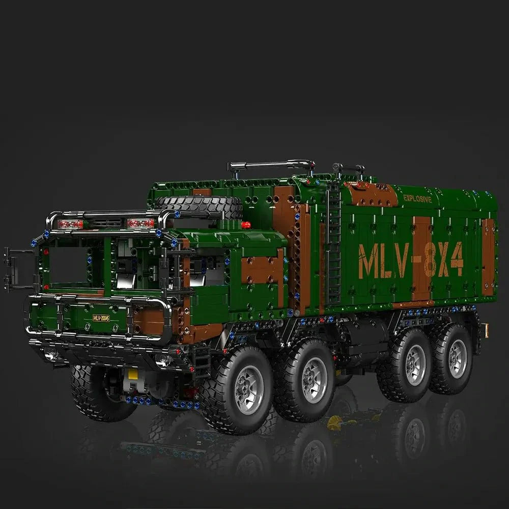Brick MOC 8x8 Desert Heavy Hauler | 3594pcs - Brick Car Merchant