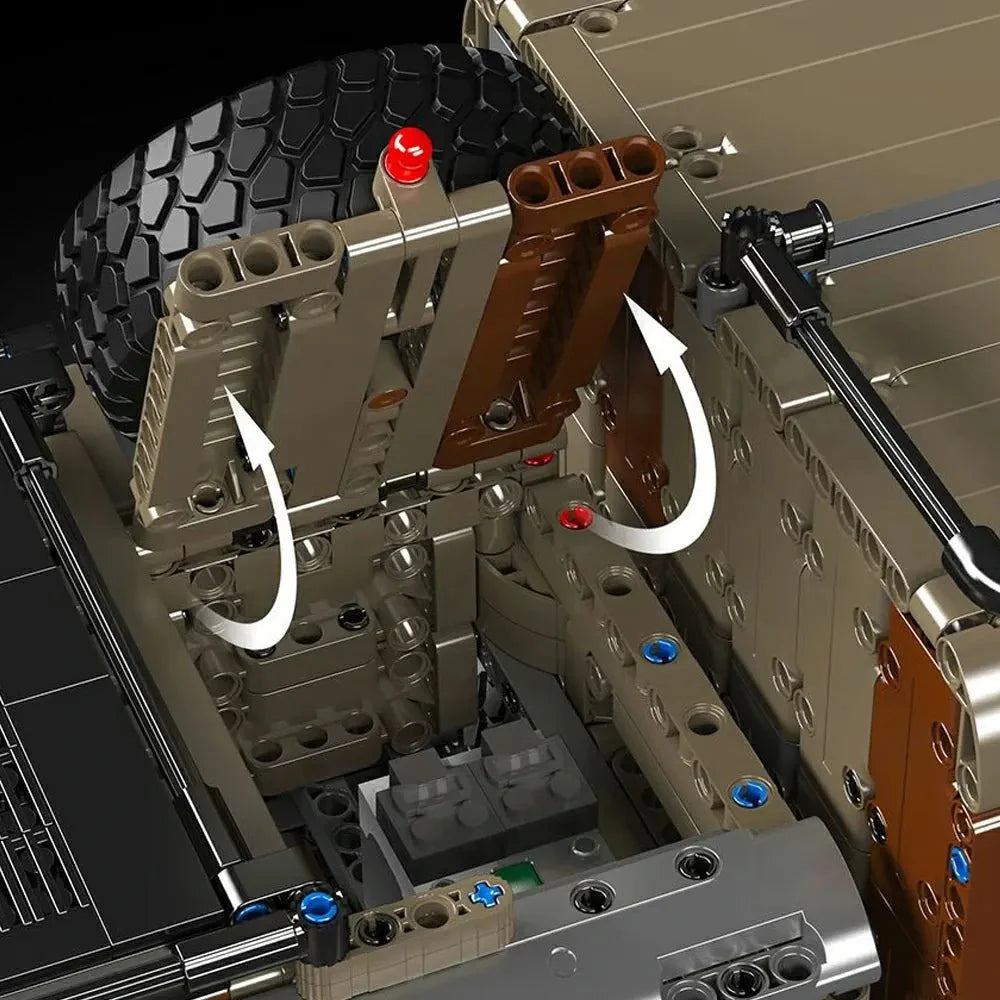 LEGO MOC 8x8 Desert Heavy Hauler | 3594pcs - Brick Car Merchant