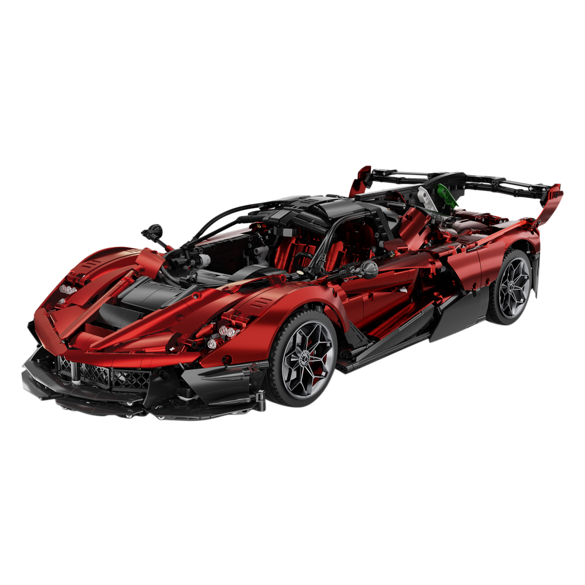 Brick MOC The Ultimate Scarlet Italian Flagship - Brick Car Merchant
