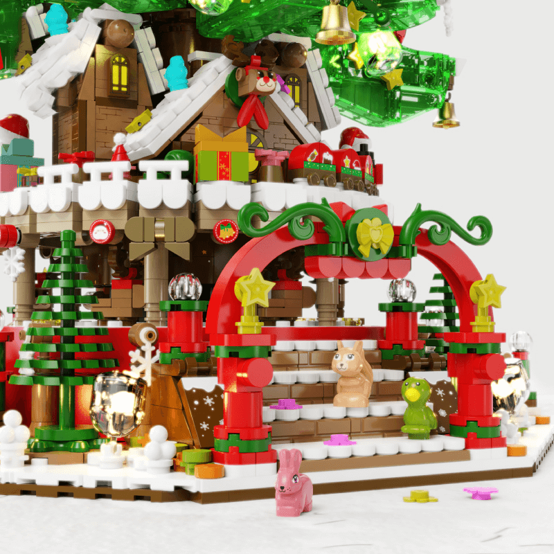 Brick MOC Monumental Christmas Tree - Ultimate Edition | 2962pcs - Brick Car Merchant