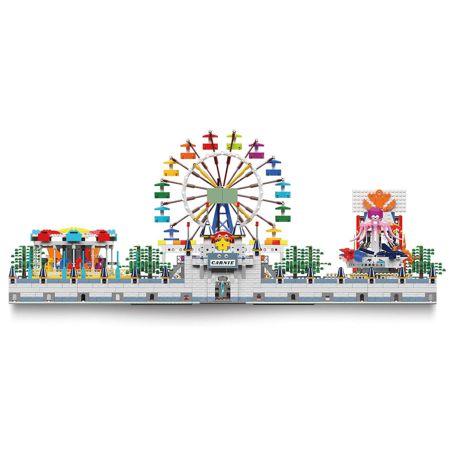 Brick MOC Motorized Amusement Park - Ultimate Edition | 5219pcs - Brick Car Merchant