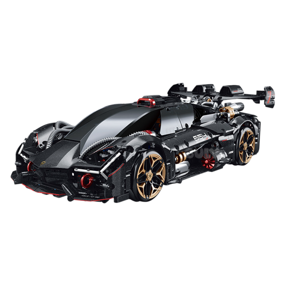 Brick MOC Lamborghini "Nexform" Terzo Millennio | 2104 pieces - Brick Car Merchant