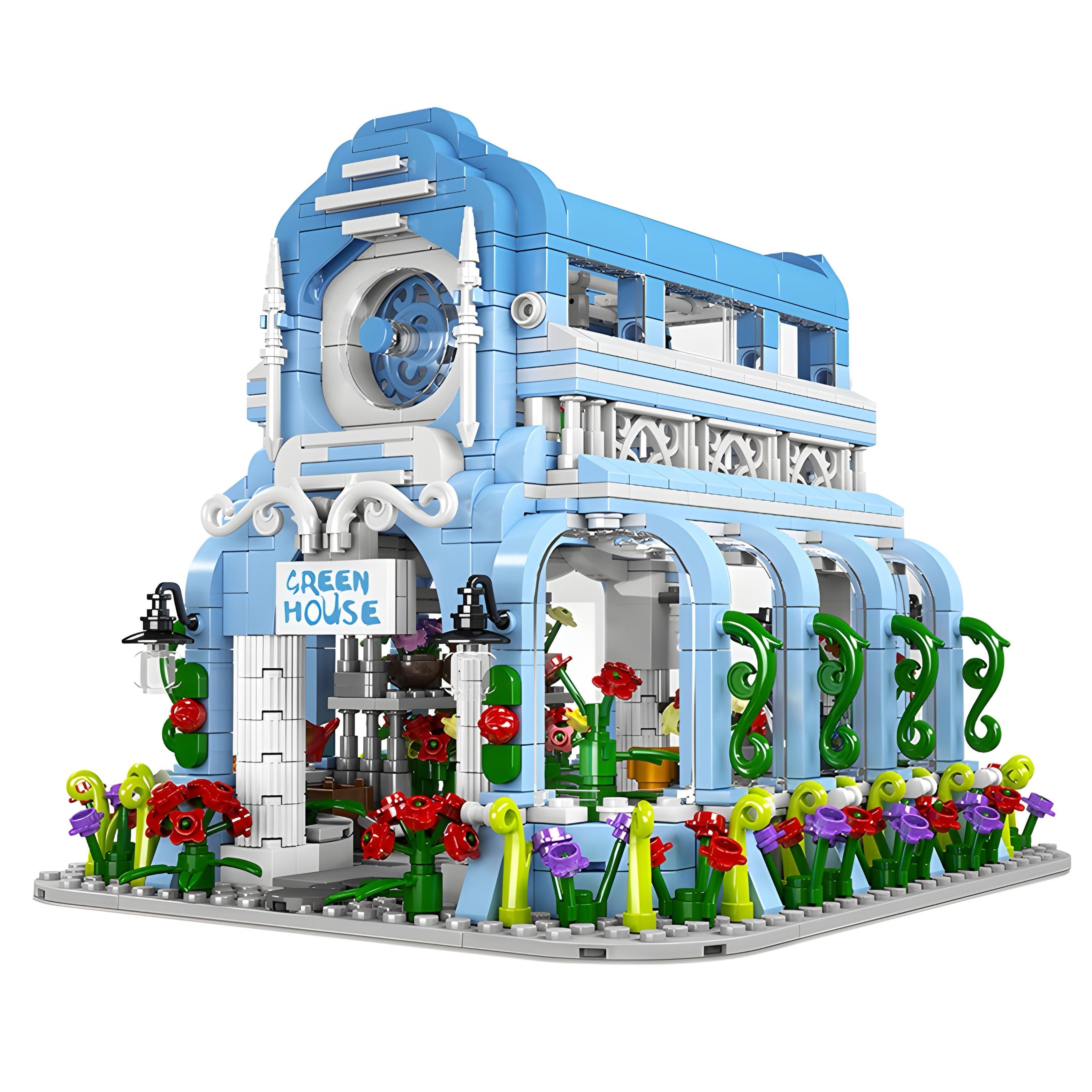Brick MOC Green House | 1290pcs - Brick Car Merchant