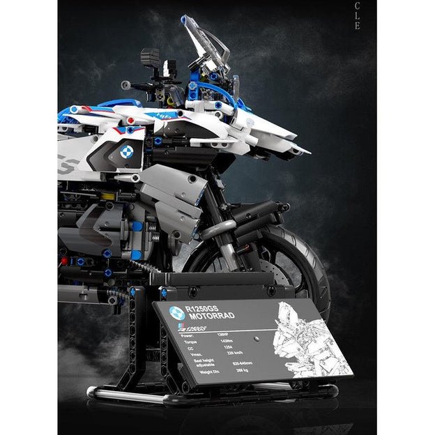 Brick MOC Adventure Touring Motorcycle | 2369pcs - Brick Car Merchant