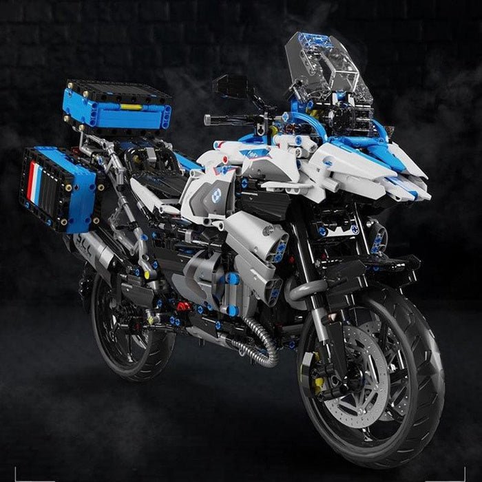 Brick MOC Adventure Touring Motorcycle | 2369pcs - Brick Car Merchant