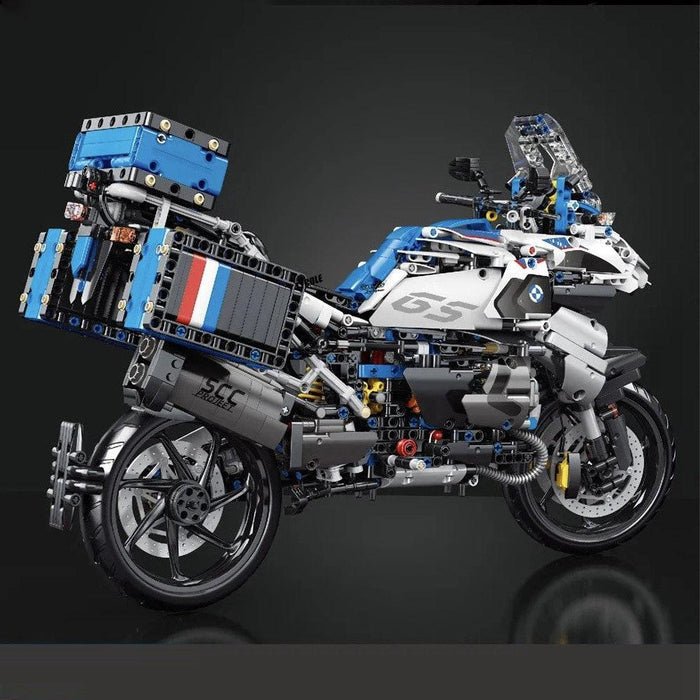 Brick MOC Adventure Touring Motorcycle | 2369pcs - Brick Car Merchant