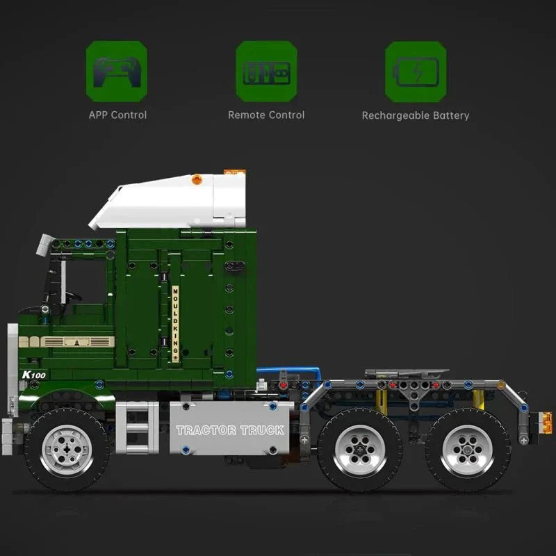 Brick MOC Aerodyne Tractor Truck Advanced | 2182pcs - Brick Car Merchant
