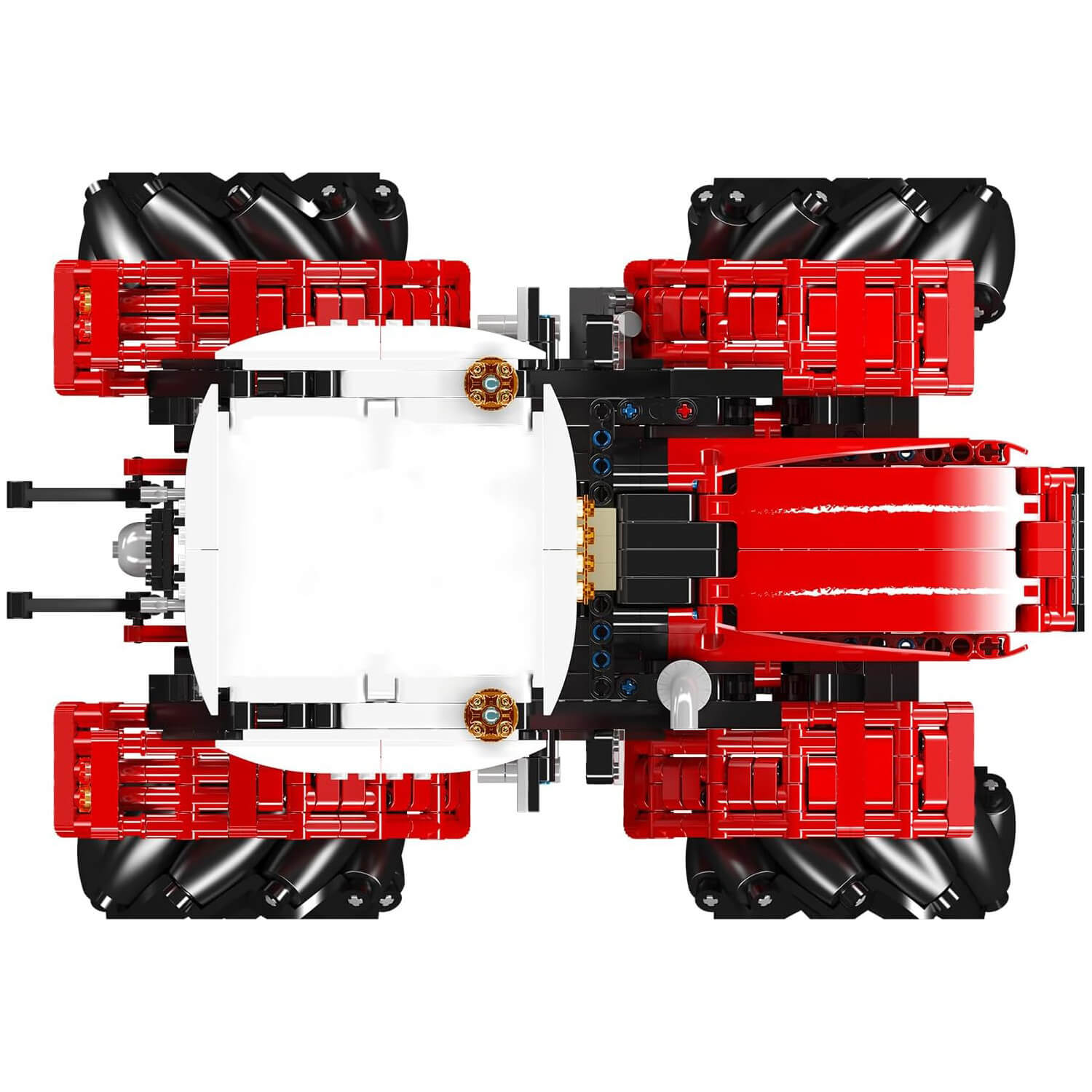 Brick MOC Agricultural Tractor Remote Control | 1391pcs - Brick Car Merchant