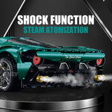 LEGO MOC Alfa Romeo Supercar | Remote Control, Electric Doors, Electric Air Suspension, Steam Spray System, 4368 pcs - Brick Car Merchant LEGO MOC Alfa Romeo Supercar | Remote Control, Electric Doors, Electric Air Suspension, Steam Spray System, 4368 pcs - Brick Car Merchant