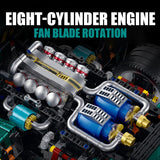 LEGO MOC Alfa Romeo Supercar | Remote Control, Electric Doors, Electric Air Suspension, Steam Spray System, 4368 pcs - Brick Car Merchant LEGO MOC Alfa Romeo Supercar | Remote Control, Electric Doors, Electric Air Suspension, Steam Spray System, 4368 pcs - Brick Car Merchant