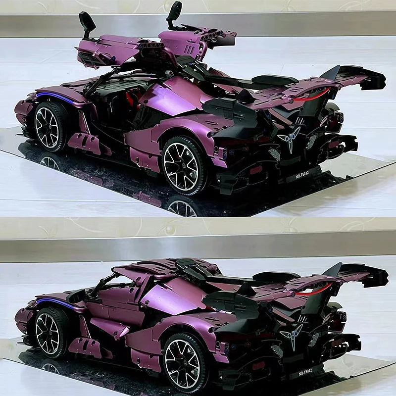 Brick MOC Apollo Intensa Emozione | 3668 pcs - Brick Car Merchant