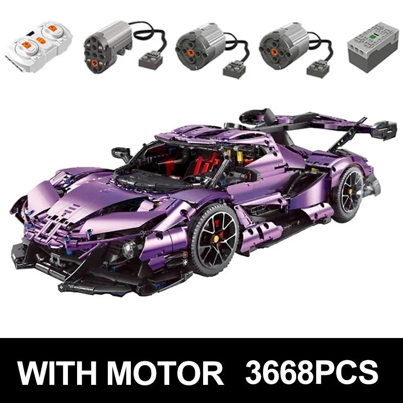 Brick MOC Apollo Intensa Emozione | 3668 pcs - Brick Car Merchant
