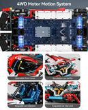 LEGO MOC Apollo Race Car | Remote Control, Drift, Electric Gullwing Doors, 2732 pcs - Brick Car Merchant LEGO MOC Apollo Race Car | Remote Control, Drift, Electric Gullwing Doors, 2732 pcs - Brick Car Merchant