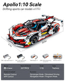 LEGO MOC Apollo Race Car | Remote Control, Drift, Electric Gullwing Doors, 2732 pcs - Brick Car Merchant LEGO MOC Apollo Race Car | Remote Control, Drift, Electric Gullwing Doors, 2732 pcs - Brick Car Merchant