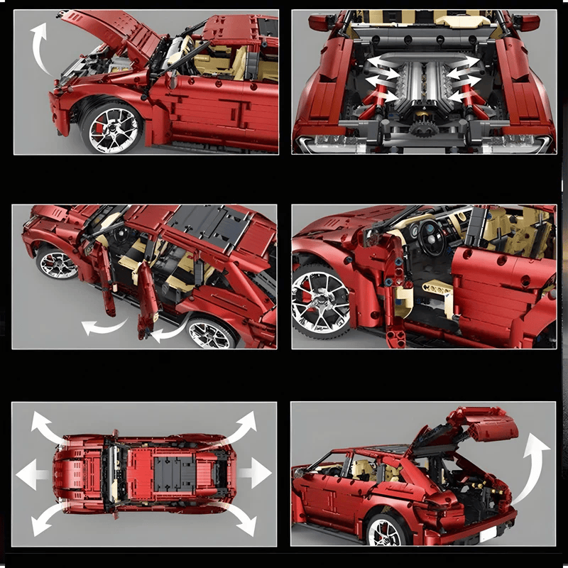 Brick MOC Aston Martin DBX | Opening Features, 3145 pcs - Brick Car Merchant