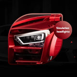 LEGO MOC Audi R8 Red | Remote Control, Opening Features, Large Racing Wing, 2641 pcs - Brick Car Merchant LEGO MOC Audi R8 Red | Remote Control, Opening Features, Large Racing Wing, 2641 pcs - Brick Car Merchant