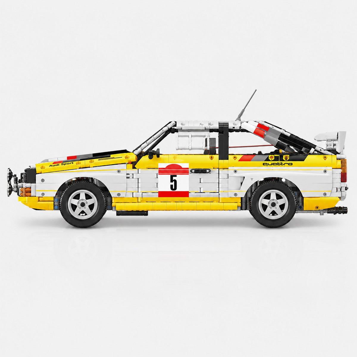 Brick MOC Audi Rally Quattro Group B 1984 - Brick Car Merchant