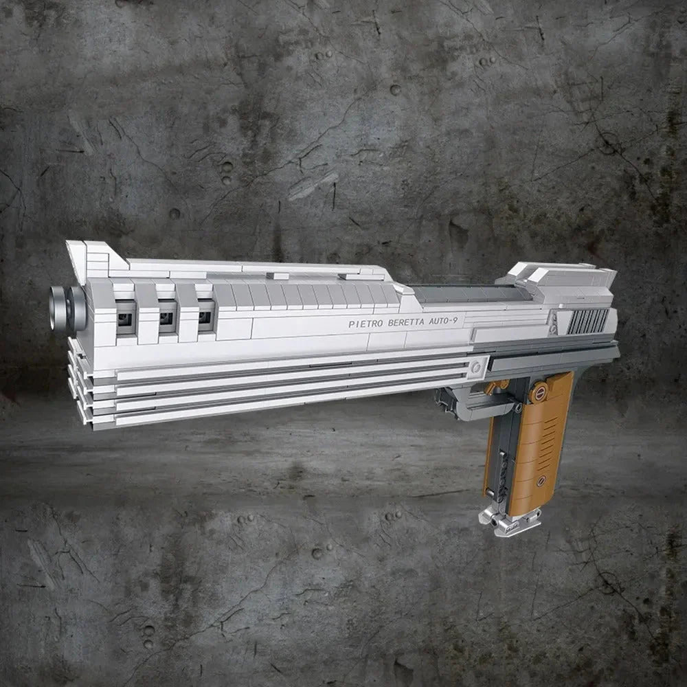 Brick MOC Auto-9 Pistol | 899 pcs - Brick Car Merchant