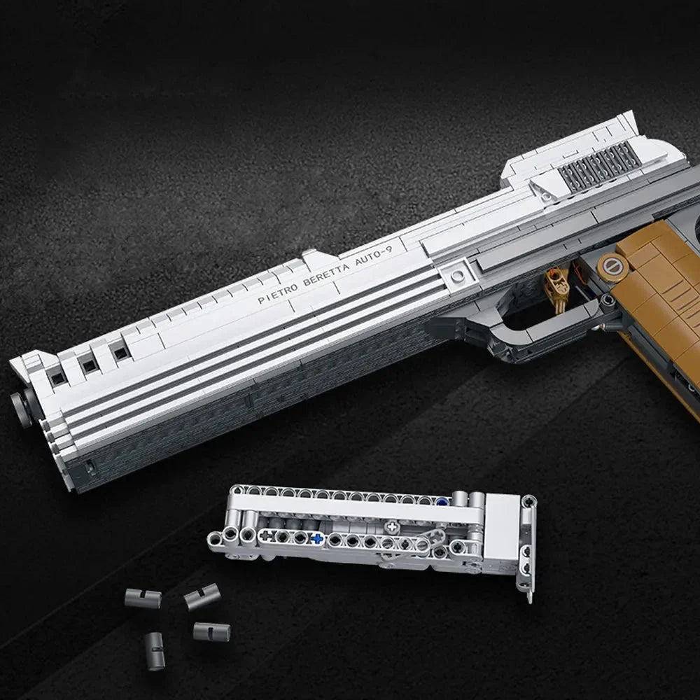 Brick MOC Auto-9 Pistol | 899 pcs - Brick Car Merchant