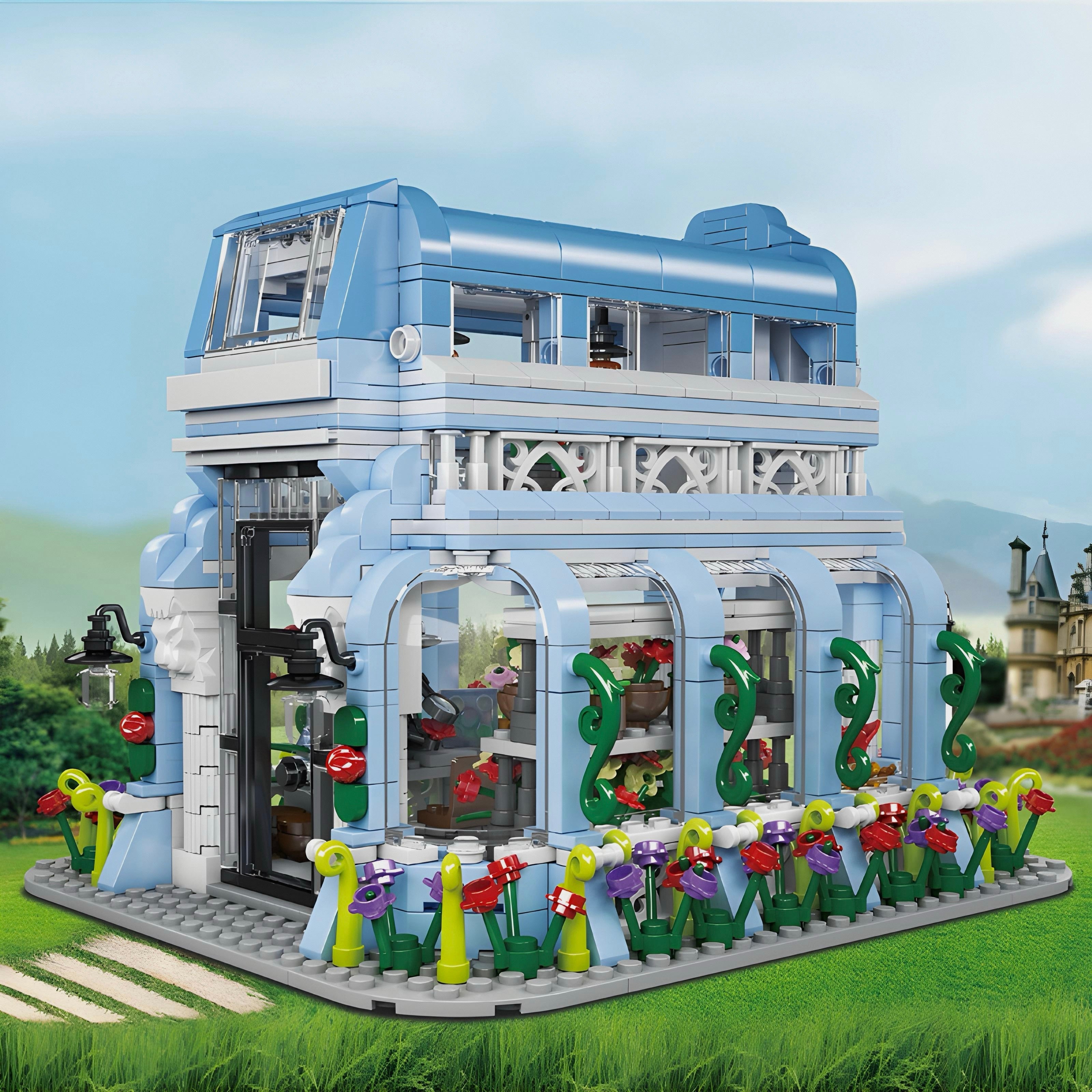 Brick MOC Green House | 1290pcs - Brick Car Merchant