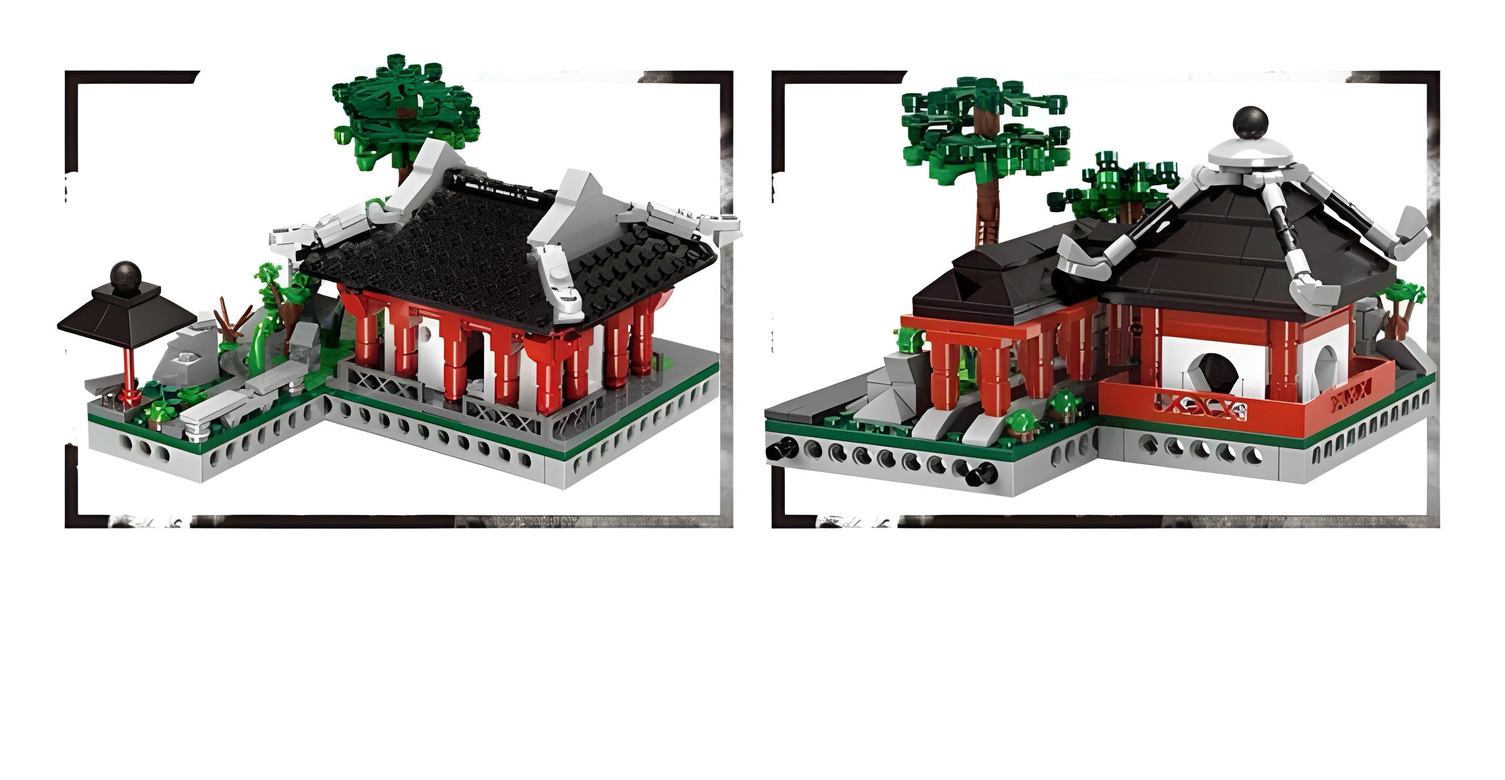 Brick MOC Suzhou Lion Grove Garden | 2479pcs - Brick Car Merchant